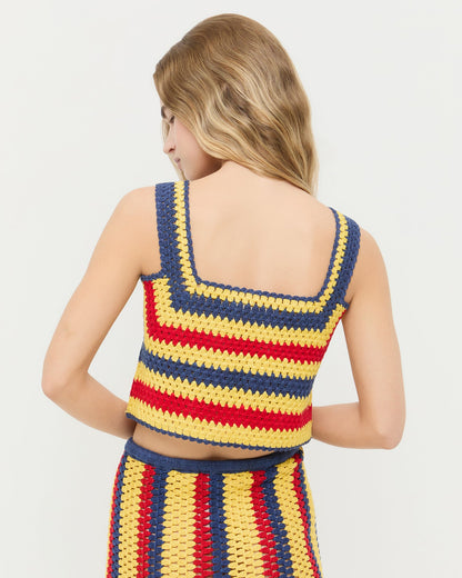 Loeffler Randall Prescott Crochet Top