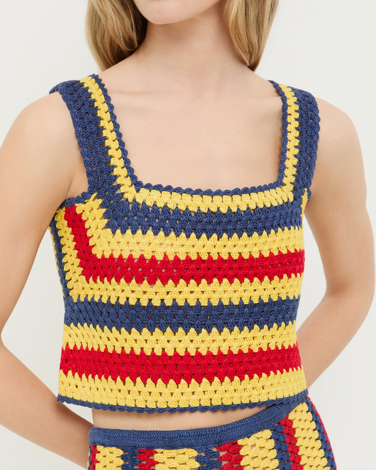 Loeffler Randall Prescott Crochet Top