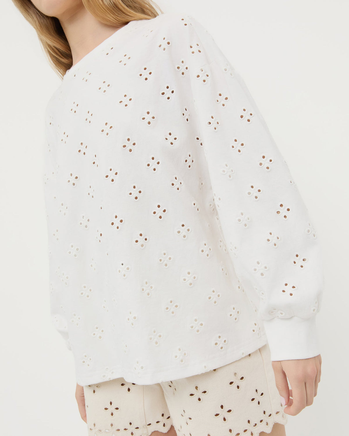 Loeffler Randall Twilla Embroidered Top