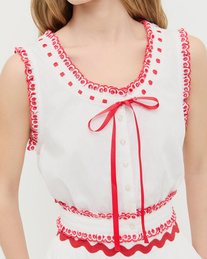 Loeffler Randall Veda Top