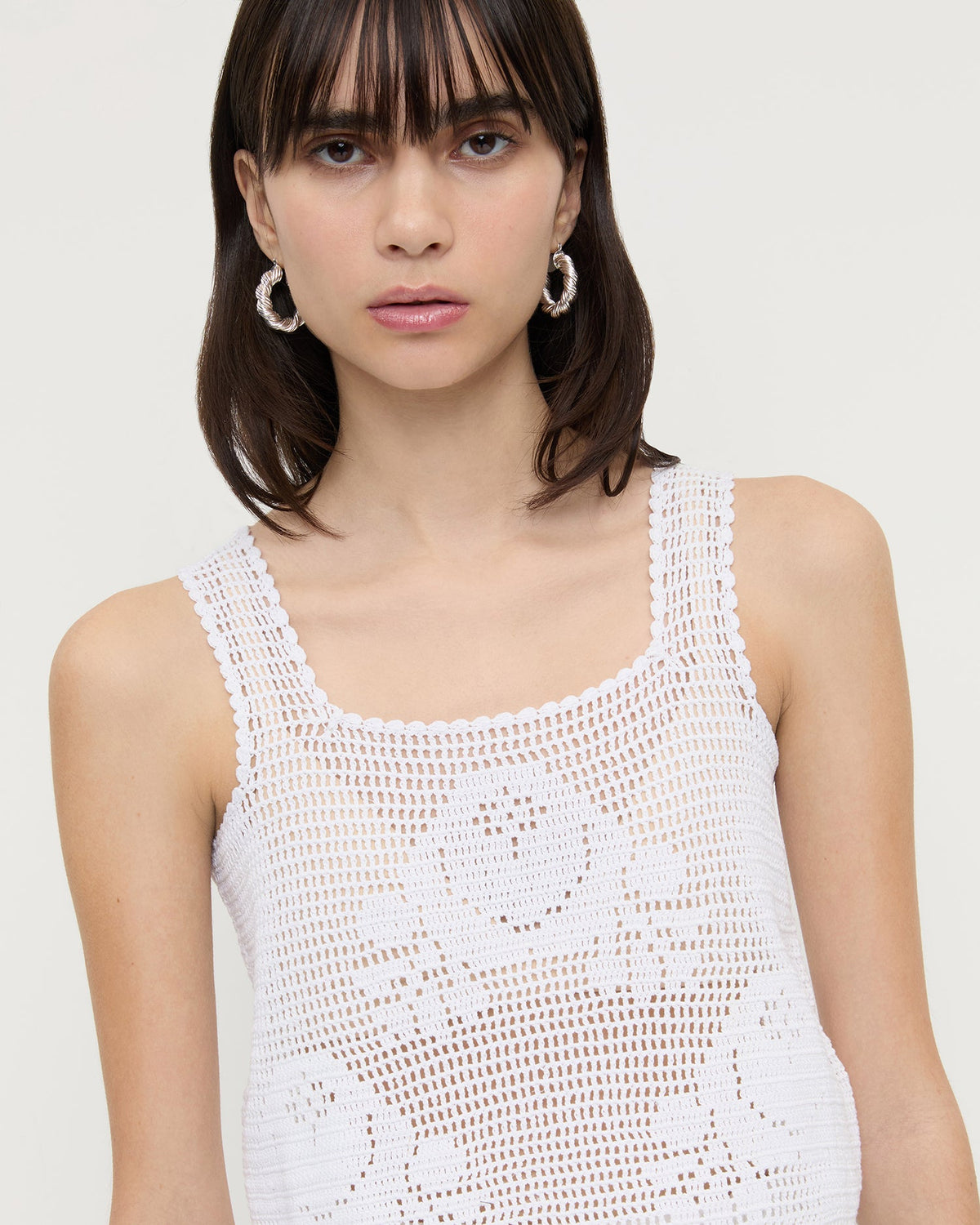 Loeffler Randall Aurelie Crochet Top