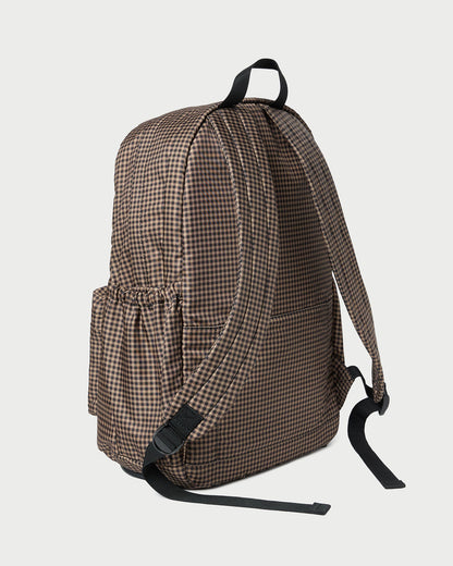 Loeffler Randall Stevie Brown/Black Check Backpack
