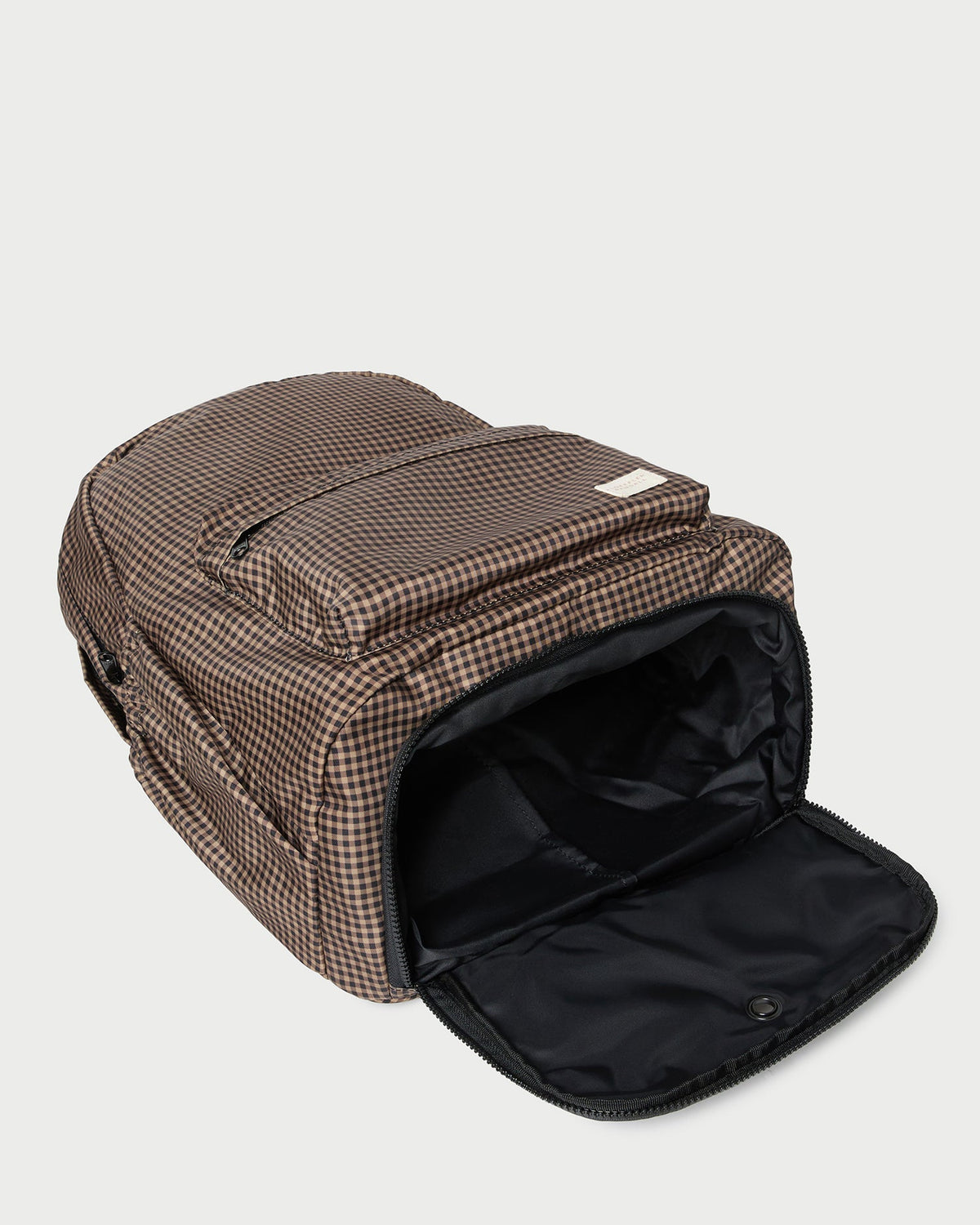 Loeffler Randall Stevie Brown/Black Check Backpack