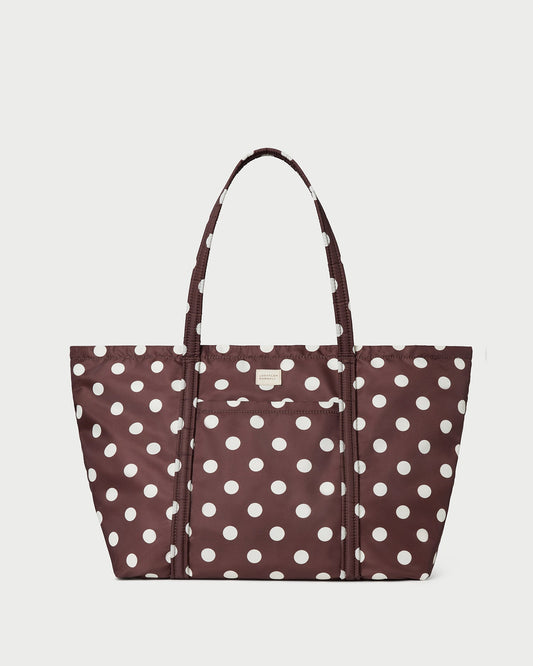 Loeffler Randall Dina Brown/Cream Travel Tote