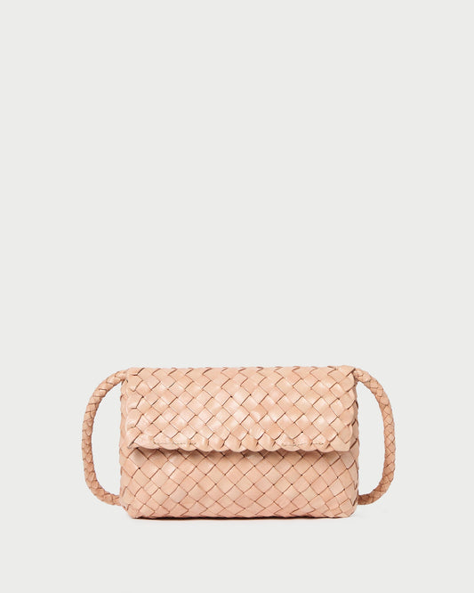 Loeffler Randall Vinnie Desert Sand Woven Crossbody