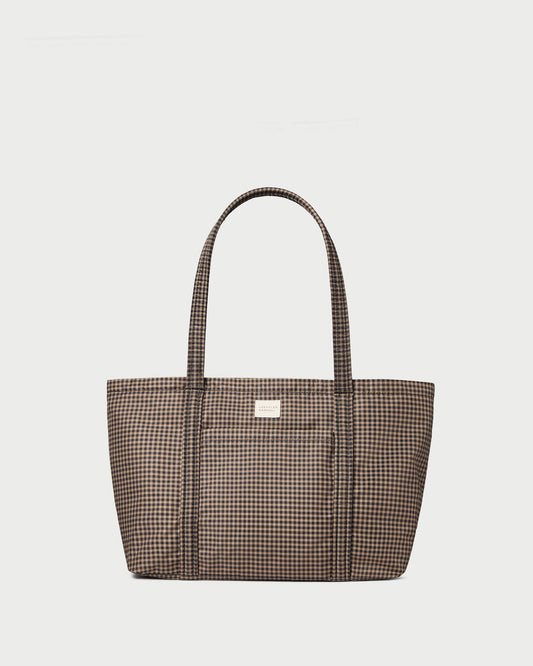 Loeffler Randall Mira Brown/Black Check Everyday Tote