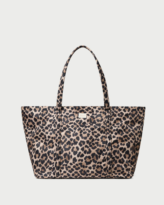 Loeffler Randall Dina Brown/Leopard Travel Tote