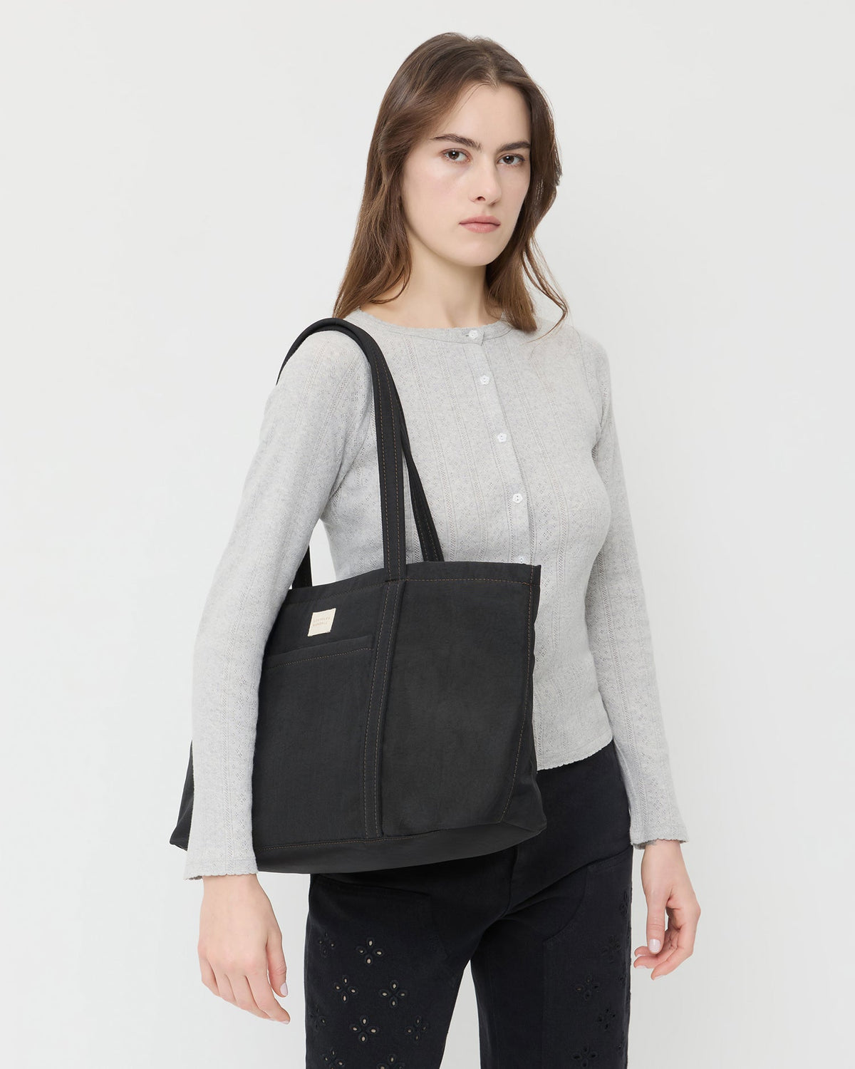 Loeffler Randall Mira Black Everyday Tote