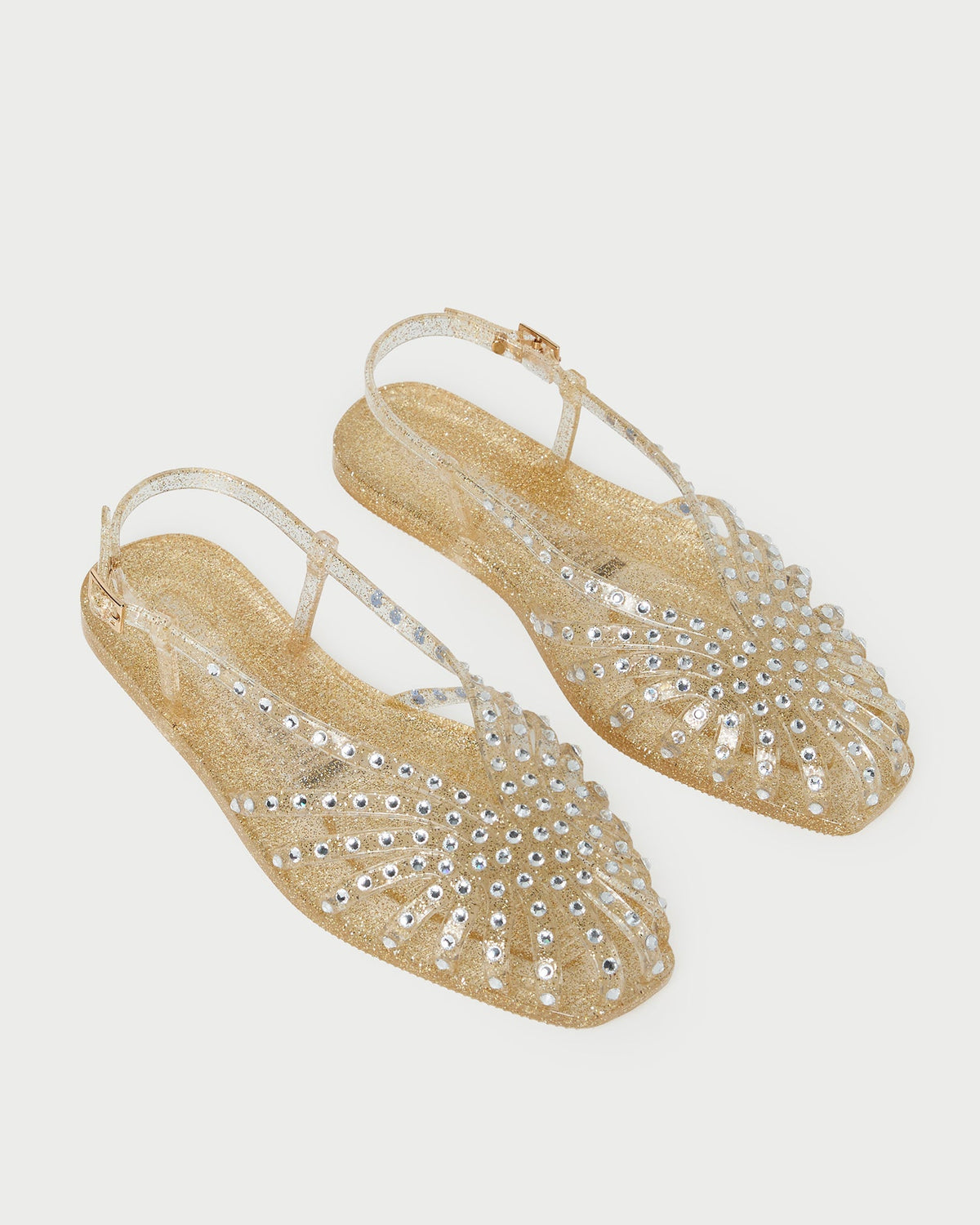 Loeffler Randall Devon Champagne Jelly Slingback Sandal