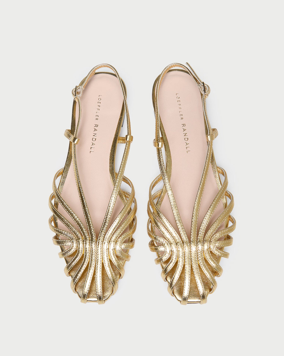 Loeffler Randall Devon Gold Slingback Sandal