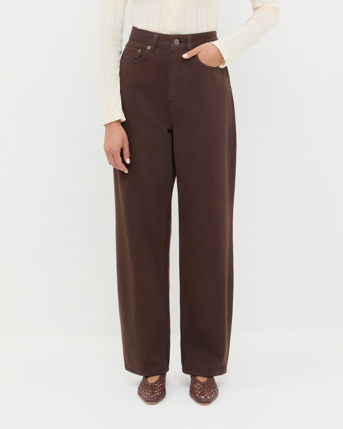 Loeffler Randall Winona Denim Pant