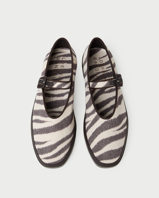 Loeffler Randall Cooper Zebra Mary Jane Sneaker
