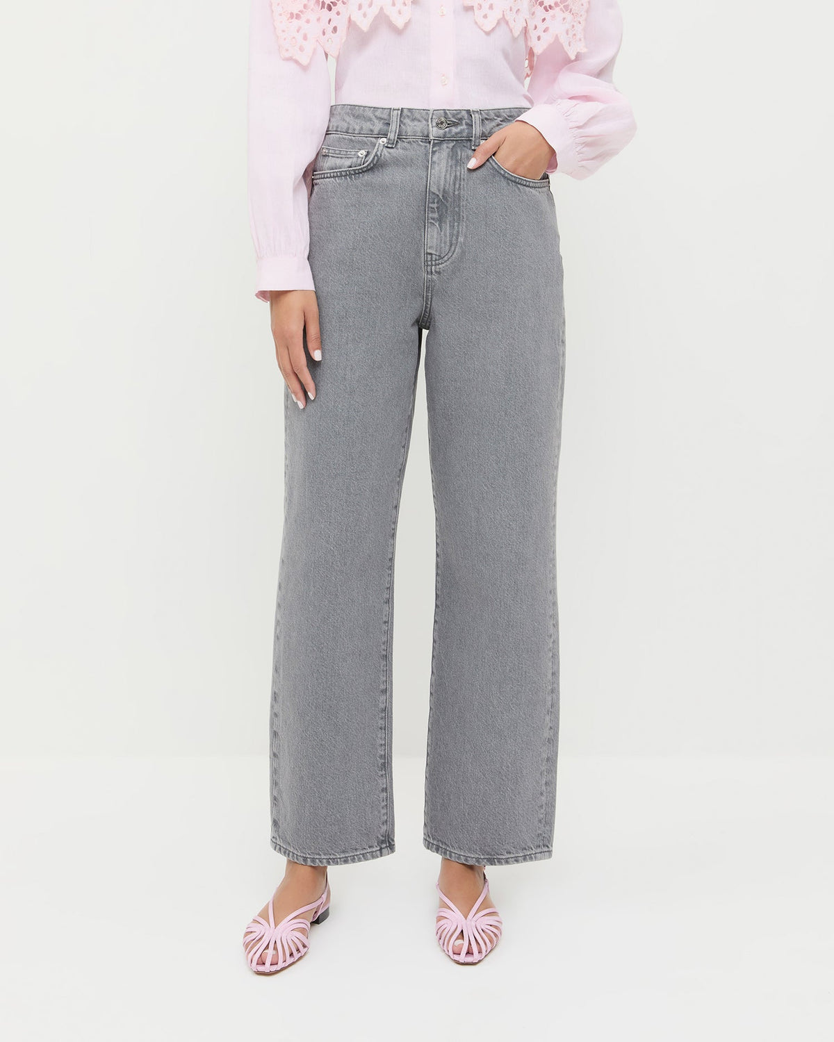 Loeffler Randall Winona Denim Pant