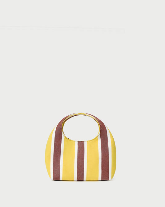 Loeffler Randall Kenzie Yellow/Brown Stripe Mini Bag