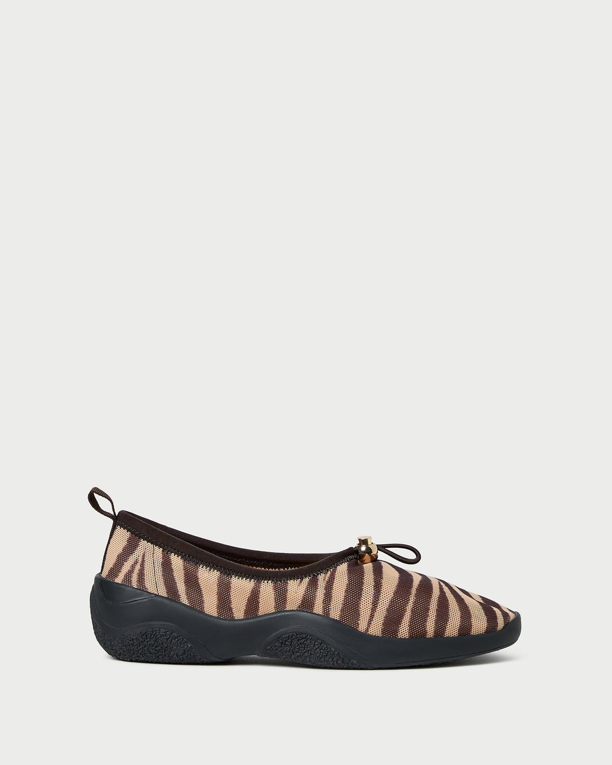 Loeffler Randall Raina Zebra Mesh Flat