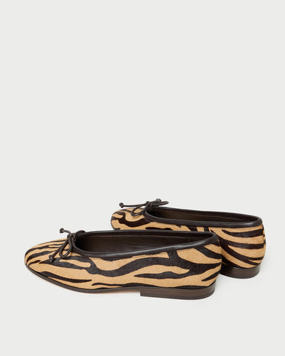 Loeffler Randall Noelle Zebra Ballet Flat