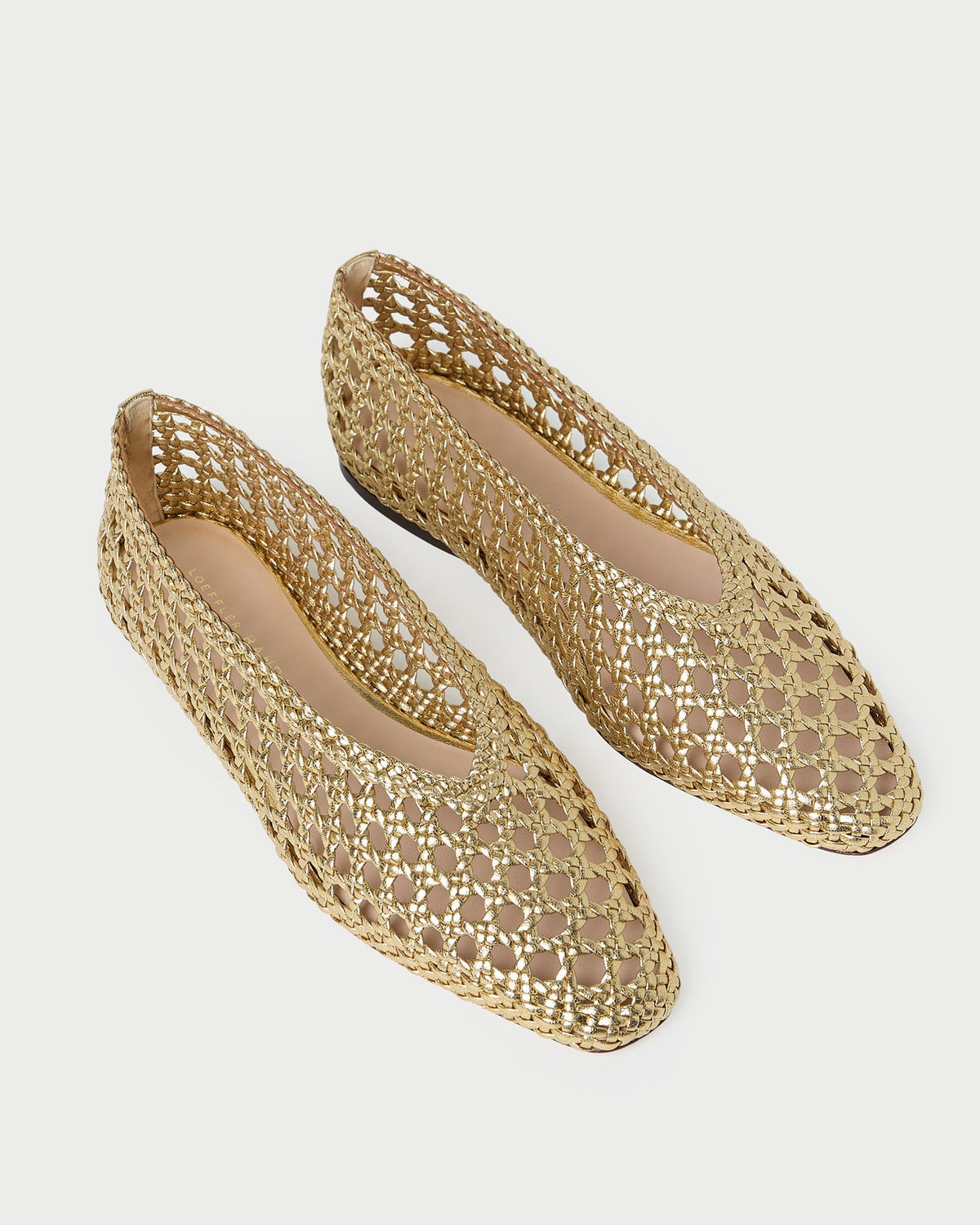 Loeffler Randall Emery Gold Ballet Flat