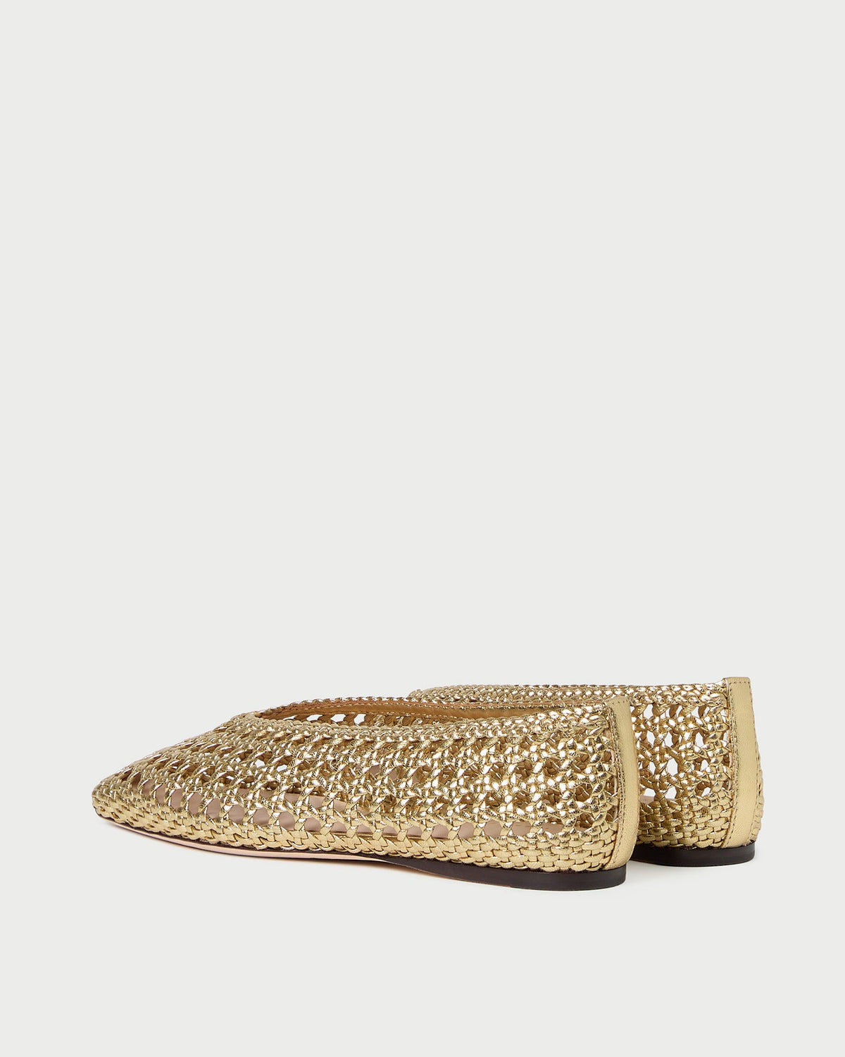 Loeffler Randall Emery Gold Ballet Flat