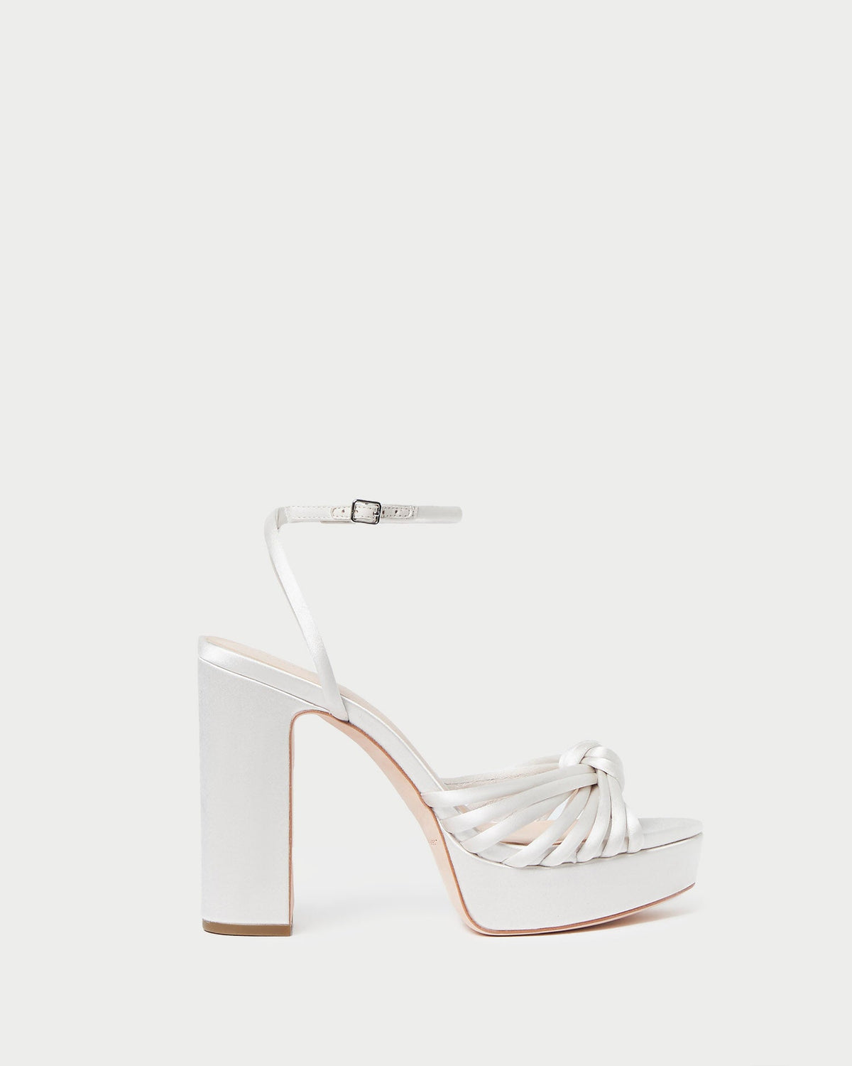 Loeffler Randall Rivka Cream Knot Platform Sandal