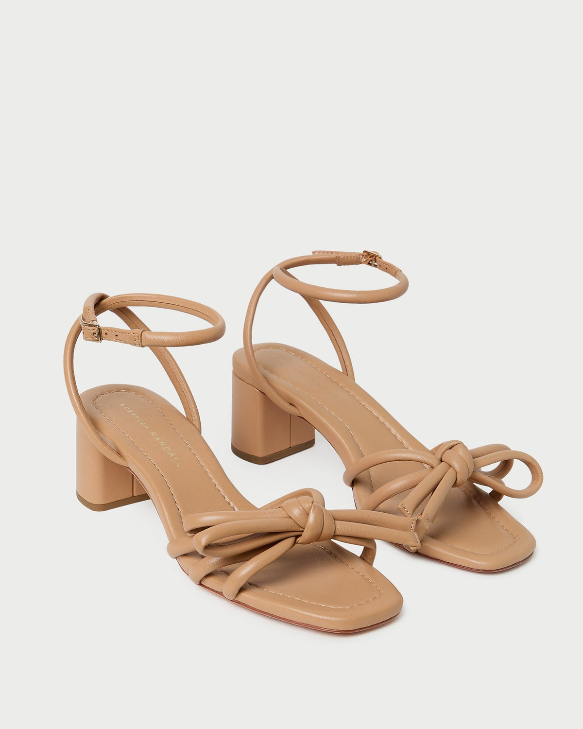 Loeffler Randall Mikel Dune Bow Mid-Heel Sandal