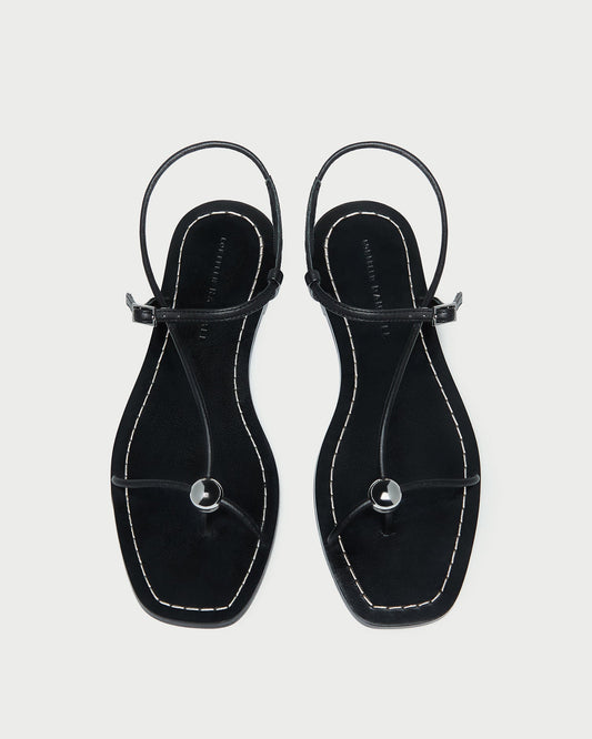 Loeffler Randall Lara Black Leather Sandal