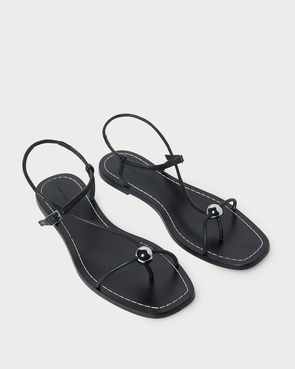 Loeffler Randall Lara Black Leather Sandal