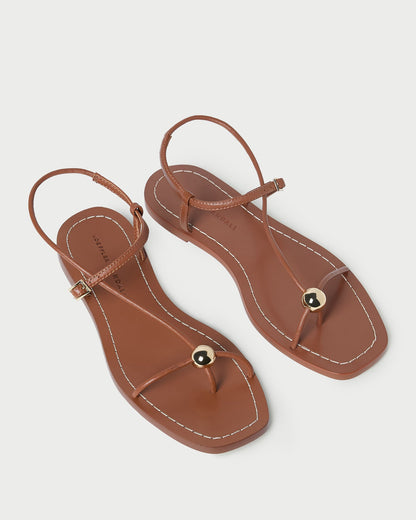 Loeffler Randall Lara Timber Leather Sandal