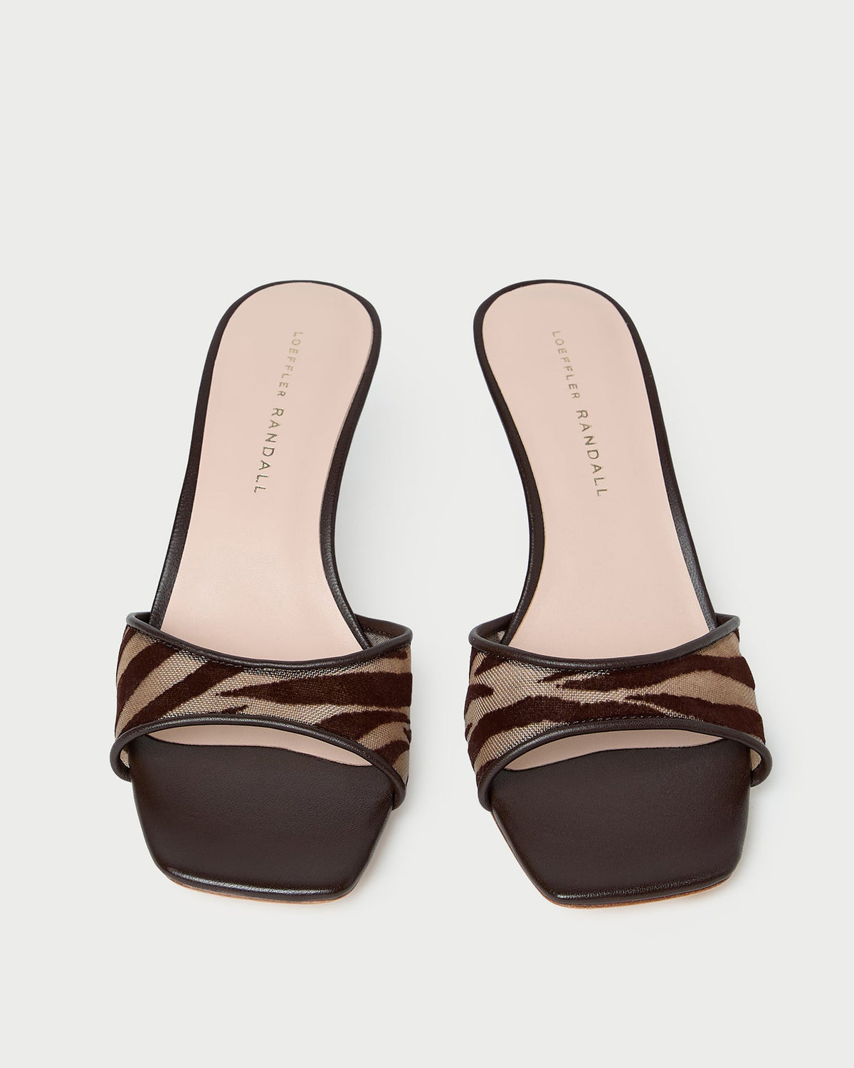 Loeffler Randall Tavia Zebra Mesh Mule