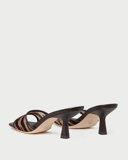 Loeffler Randall Tavia Zebra Mesh Mule