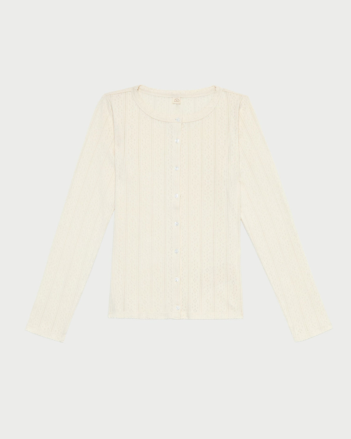 Loeffler Randall Ash Pointelle Cardigan