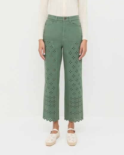 Loeffler Randall Demi Embroidered Pant