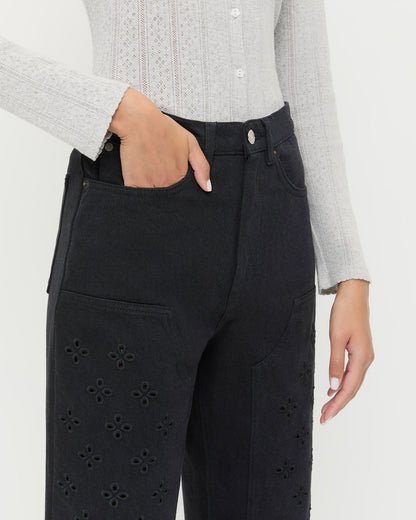 Loeffler Randall Demi Embroidered Pant