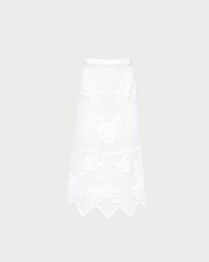 Loeffler Randall Sullivan Crochet Skirt