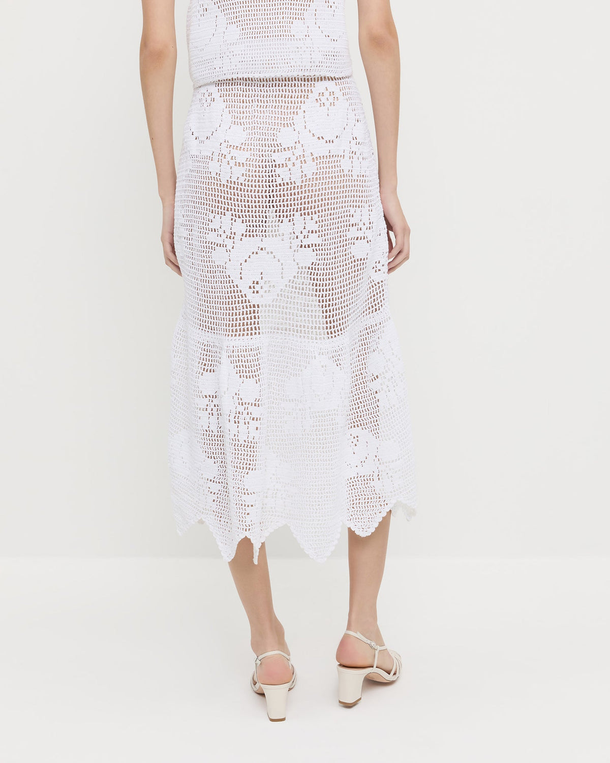 Loeffler Randall Sullivan Crochet Skirt