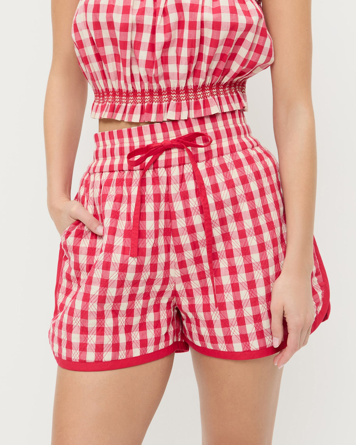Loeffler Randall Flynn Quilted Short