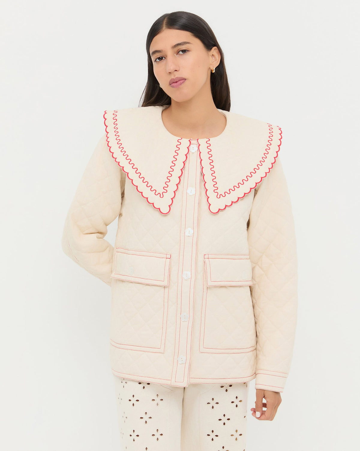Loeffler Randall James Quilted Jacket