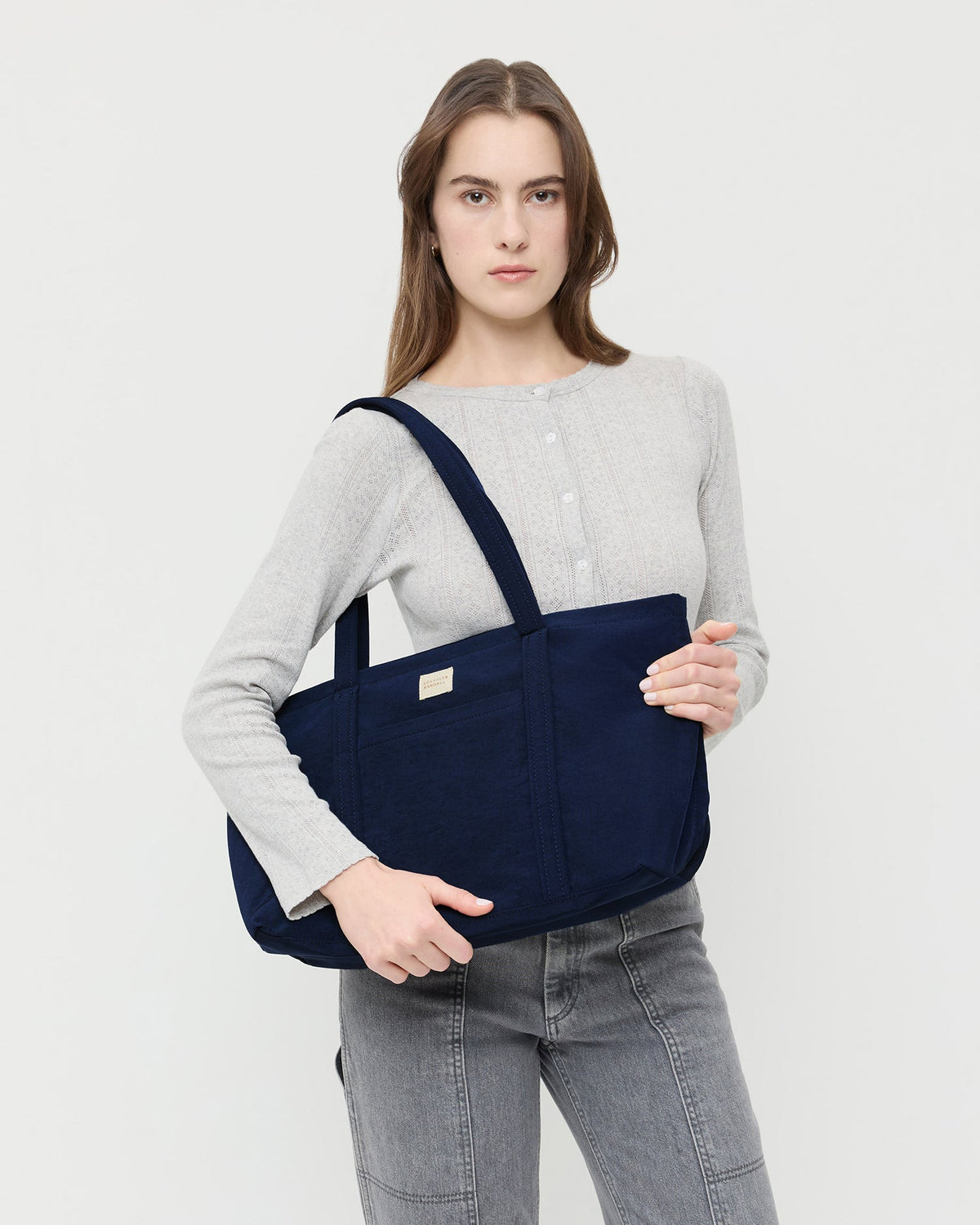 Loeffler Randall Mira Navy Everyday Tote