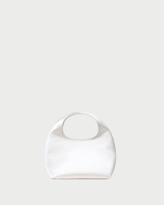 Loeffler Randall Kenzie Cream Satin Mini Bag