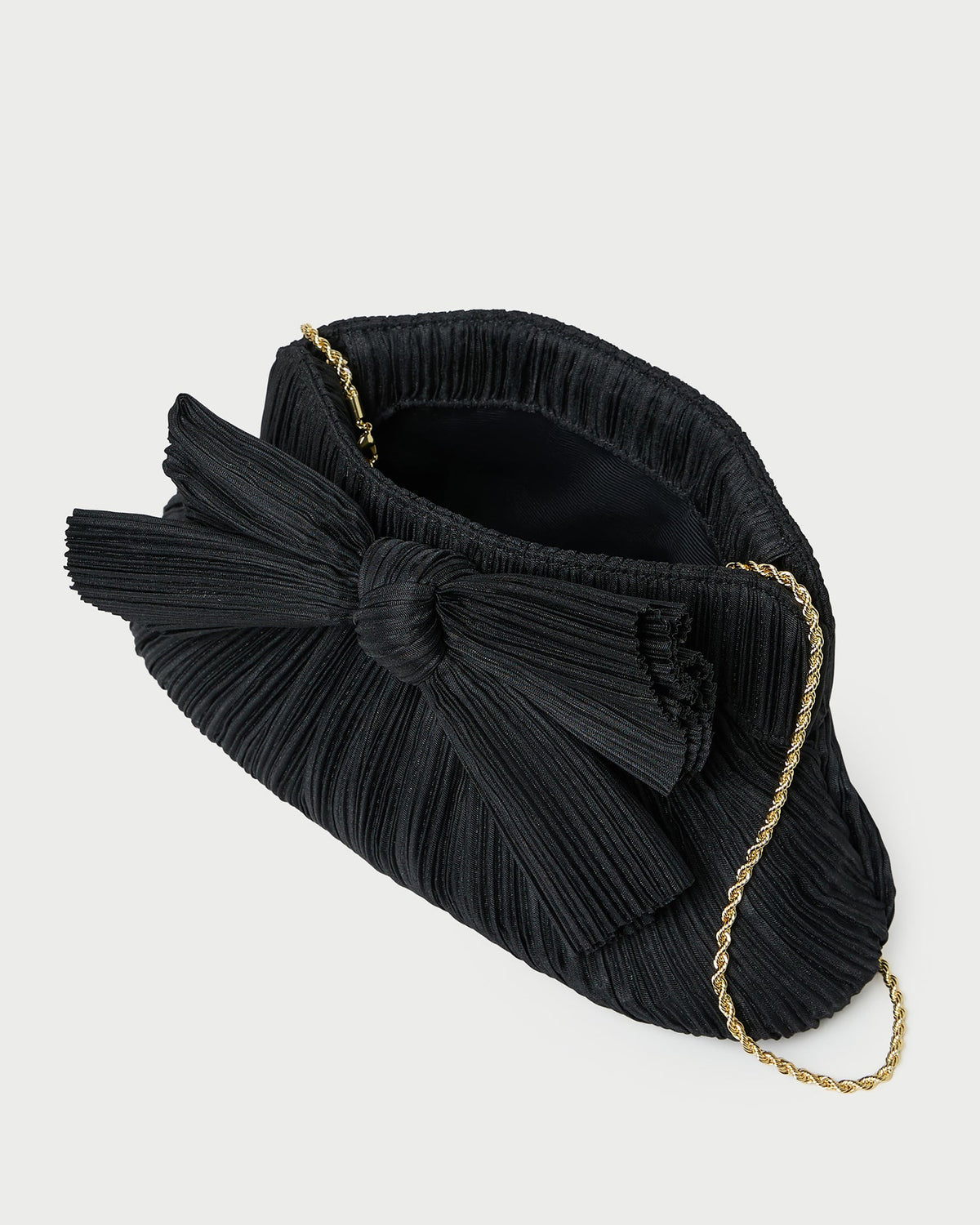 Loeffler Randall Rayne Black Bow Clutch