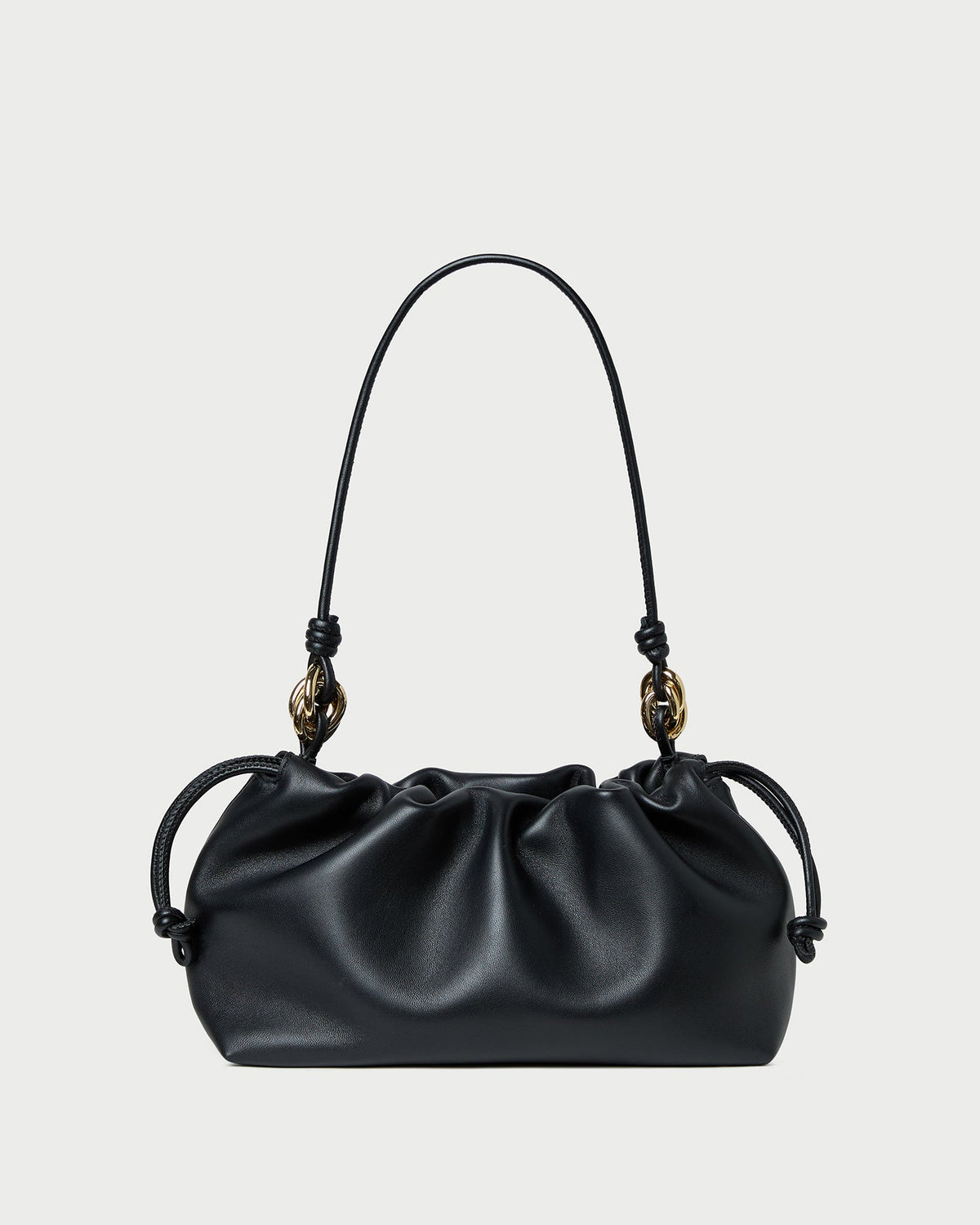 Loeffler Randall Kiri Black Leather Shoulder Bag