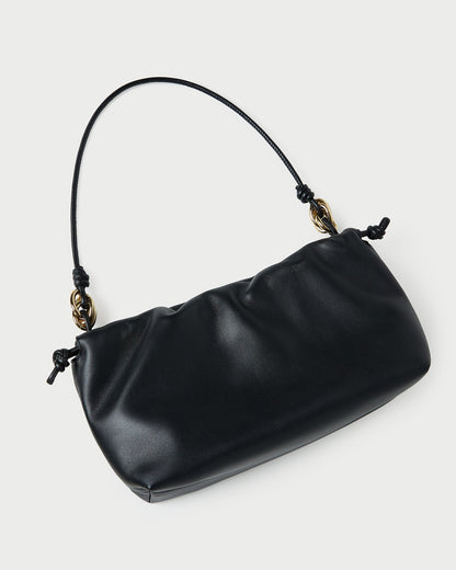 Loeffler Randall Kiri Black Leather Shoulder Bag