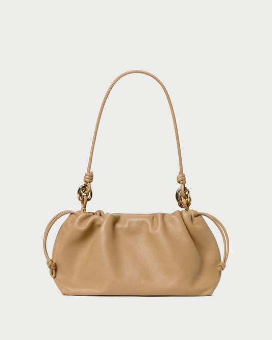 Loeffler Randall Kiri Khaki Leather Shoulder Bag