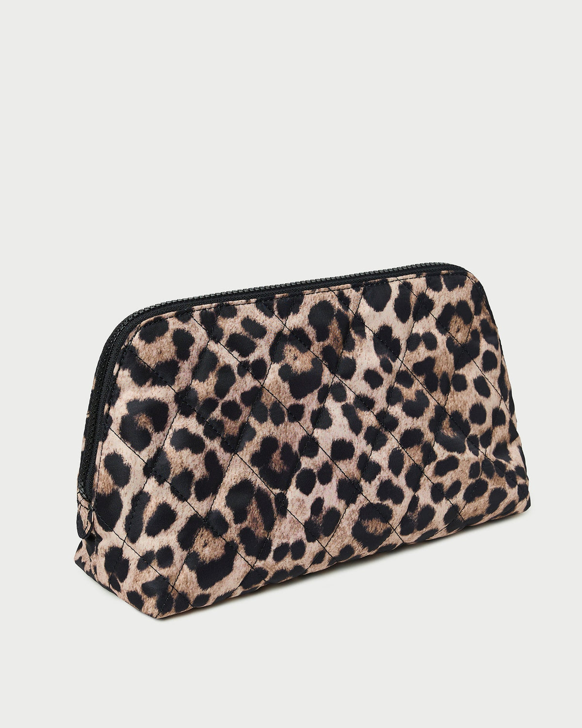 Loeffler Randall Frances Brown/Leopard Cosmetic Pouch