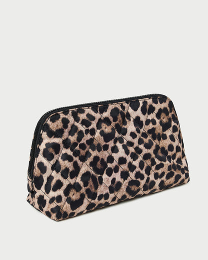Loeffler Randall Frances Brown/Leopard Cosmetic Pouch