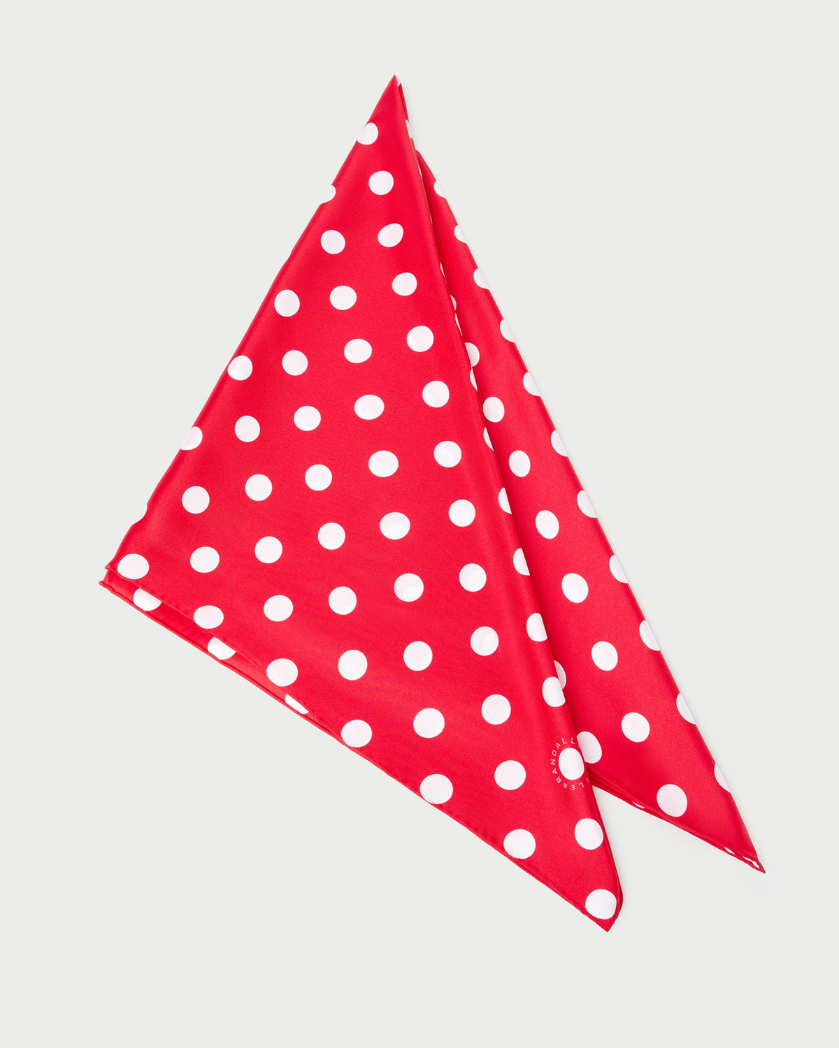 Loeffler Randall Beverly Red/White Silk Scarf