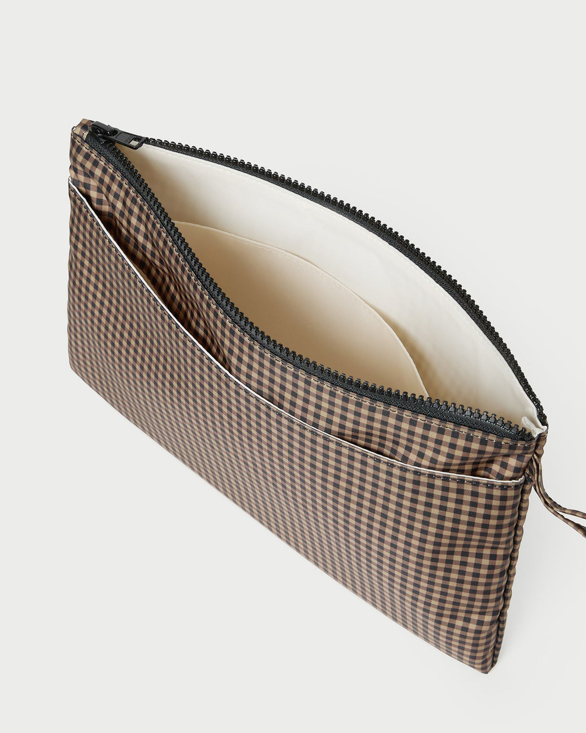 Loeffler Randall Dottie Brown/Black Check Changing Pad