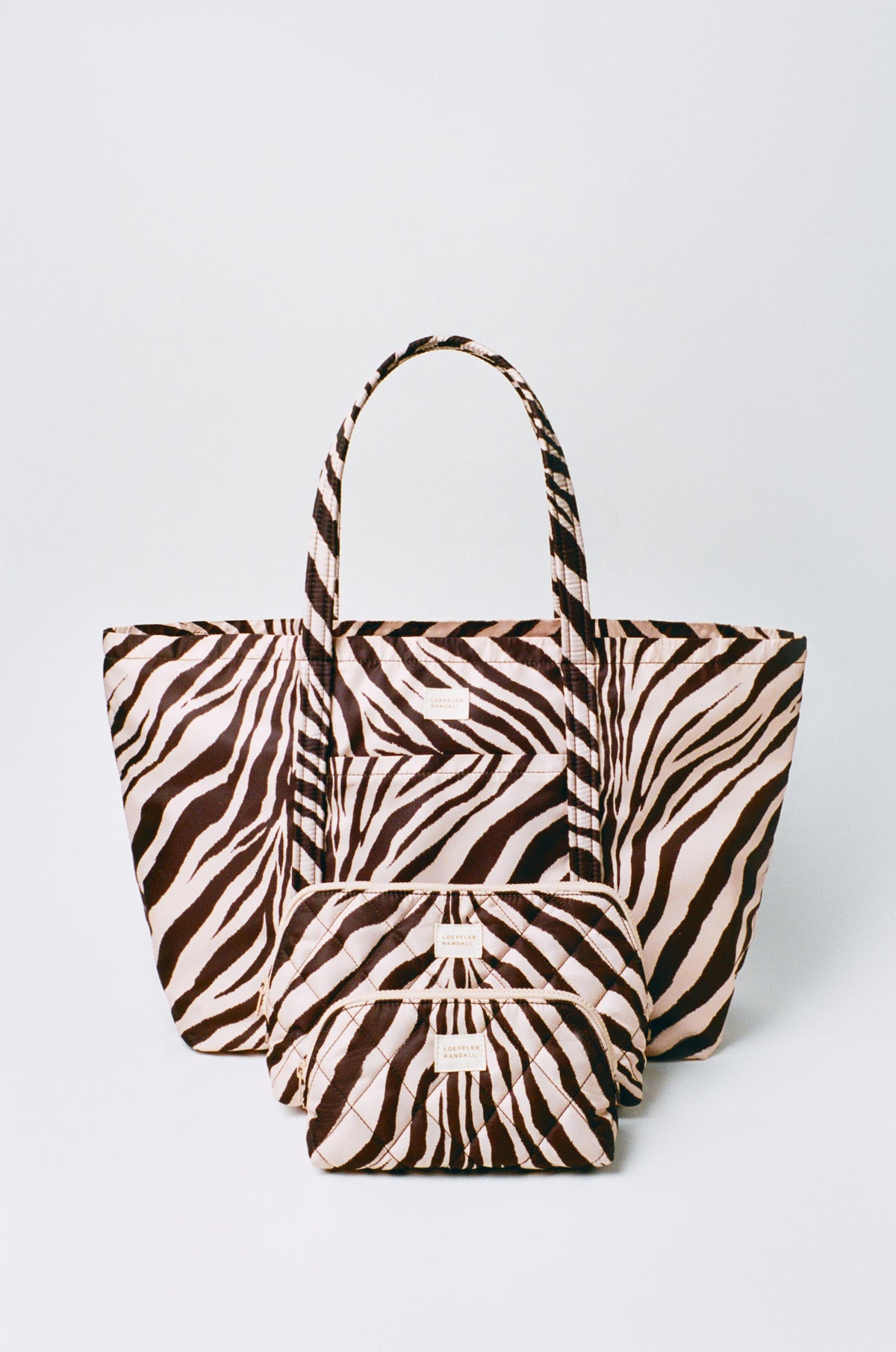 Loeffler Randall Georgette Zebra Mini Cosmetic Pouch