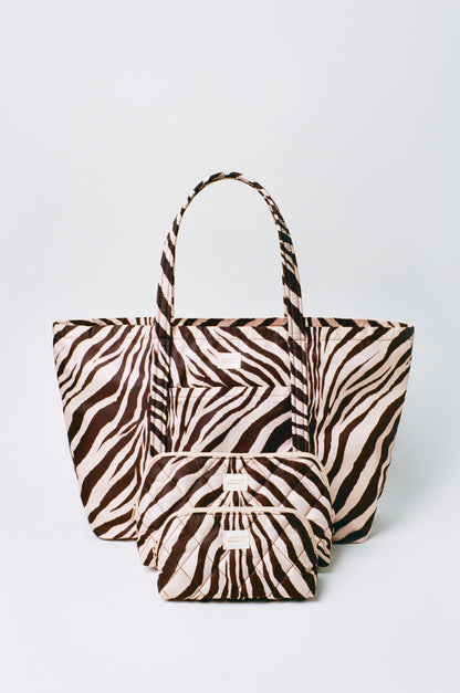 Loeffler Randall Georgette Zebra Mini Cosmetic Pouch