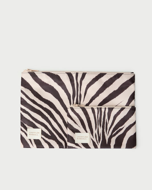 Loeffler Randall Tracy Zebra Pouch Set