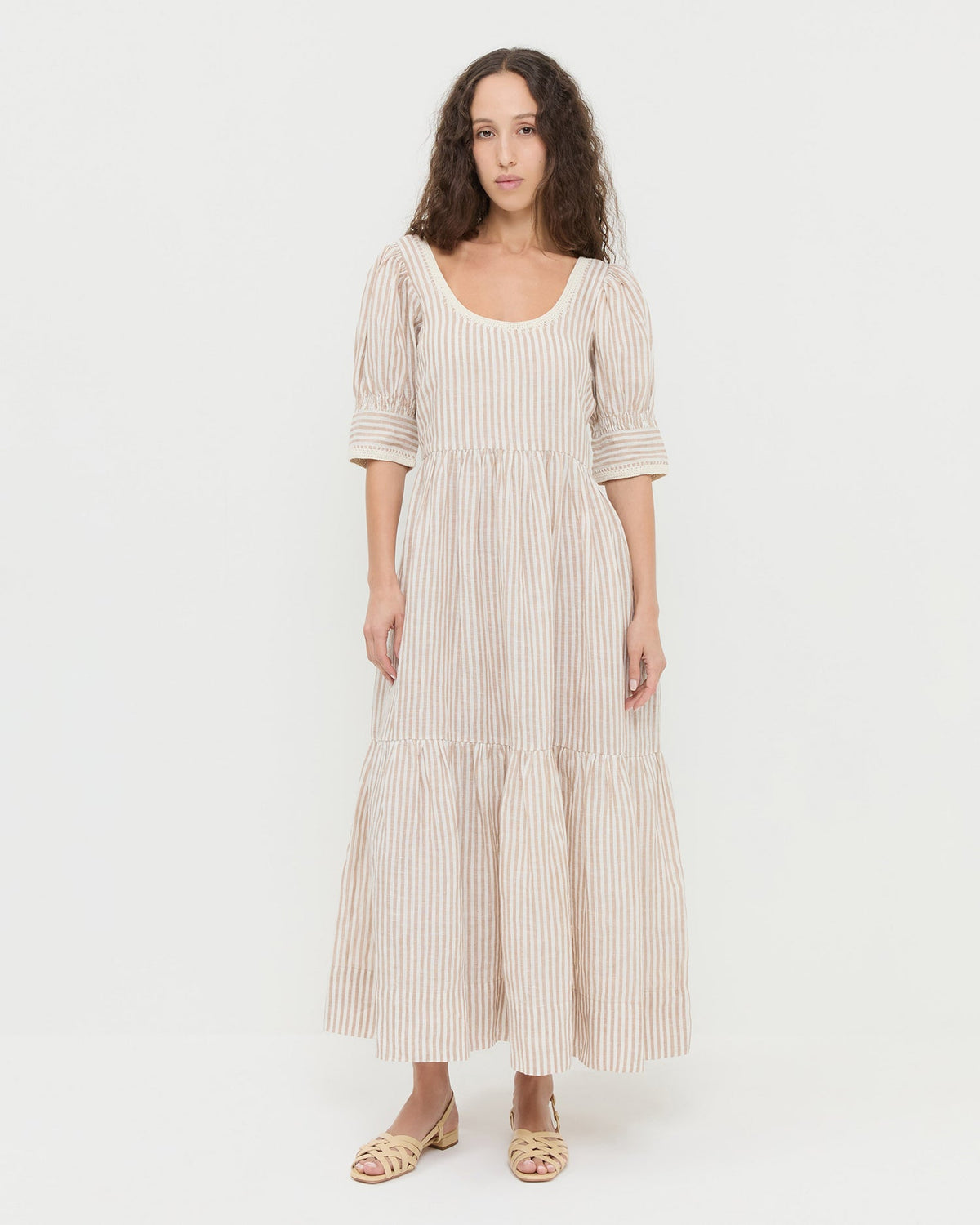Loeffler Randall Gillian Puff-Sleeve Dress